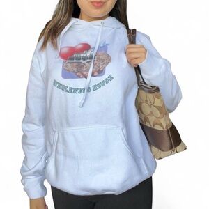 Wholeness House White Graphic Hoodie